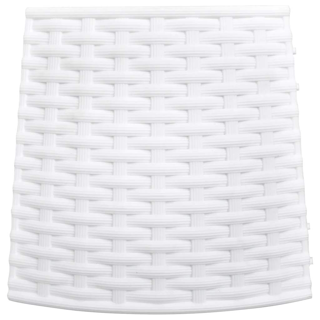 Julgranskrage vit Ø56x23 cm plast