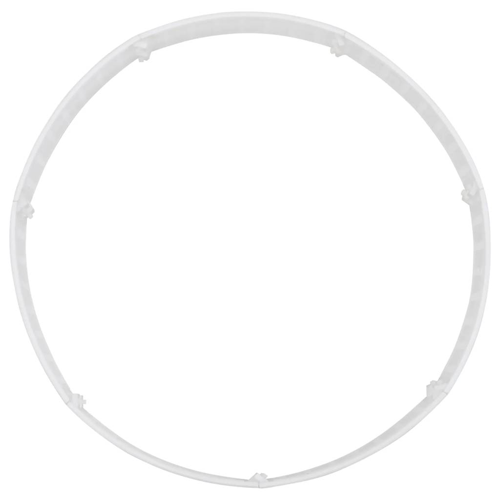 Julgranskrage vit Ø56x23 cm plast