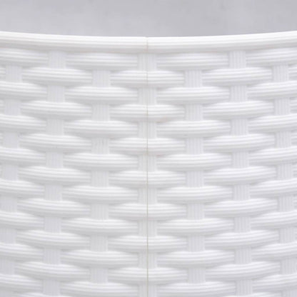 Julgranskrage vit Ø56x23 cm plast