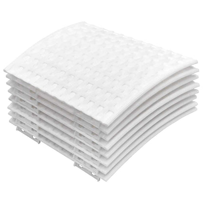 Julgranskrage vit Ø65x23 cm plast
