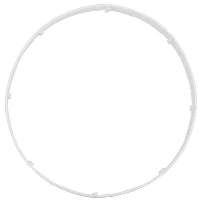 Julgranskrage vit Ø65x23 cm plast
