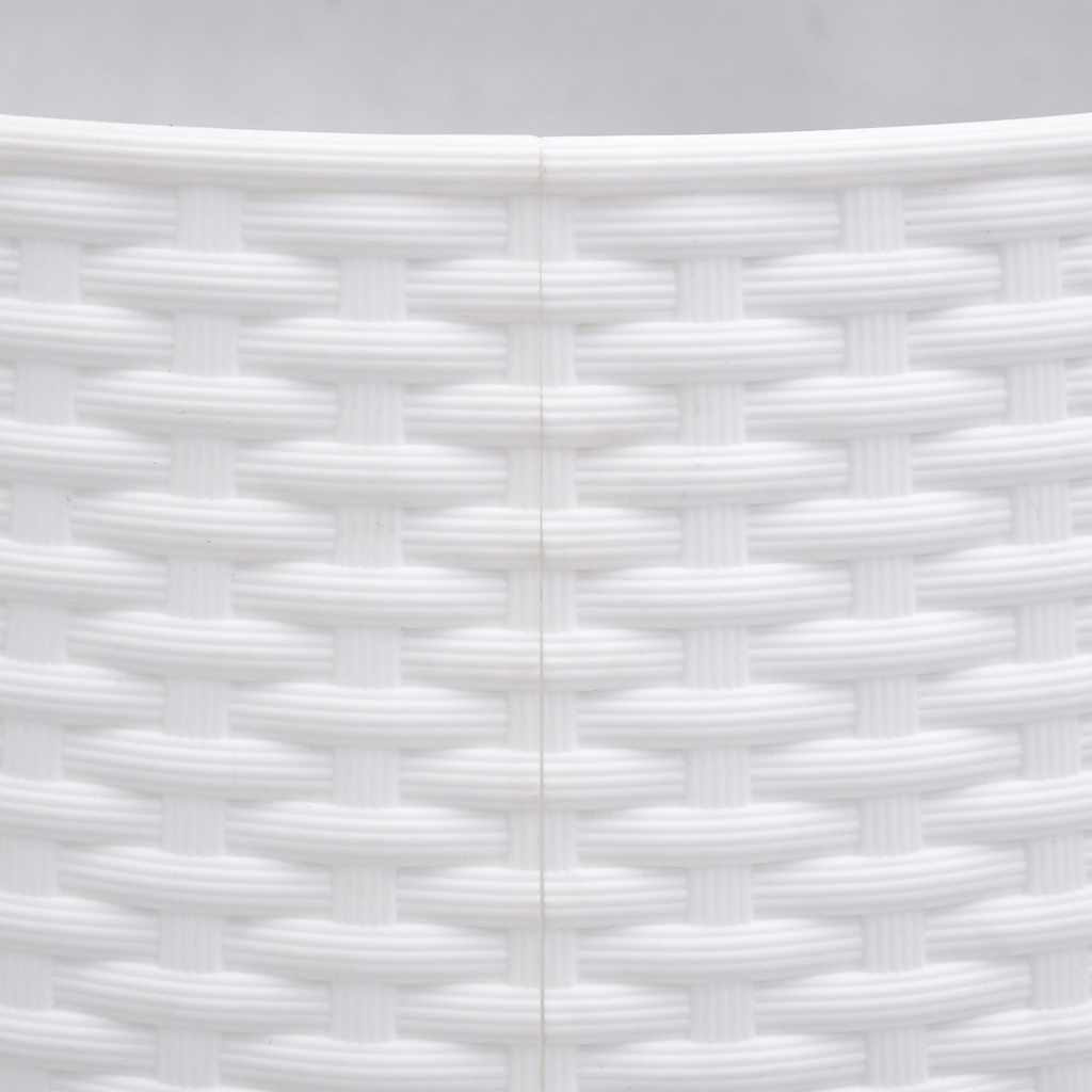 Julgranskrage vit Ø65x23 cm plast