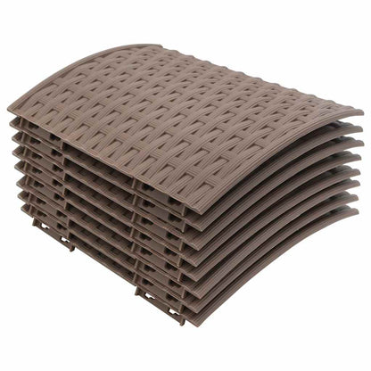 Julgranskrage brun Ø65x23 cm plast