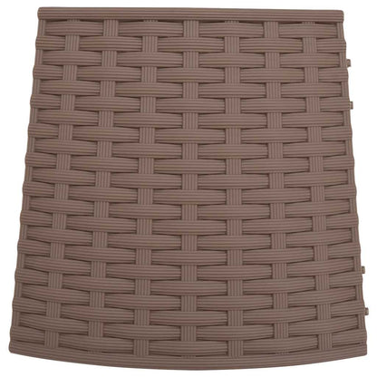 Julgranskrage brun Ø65x23 cm plast