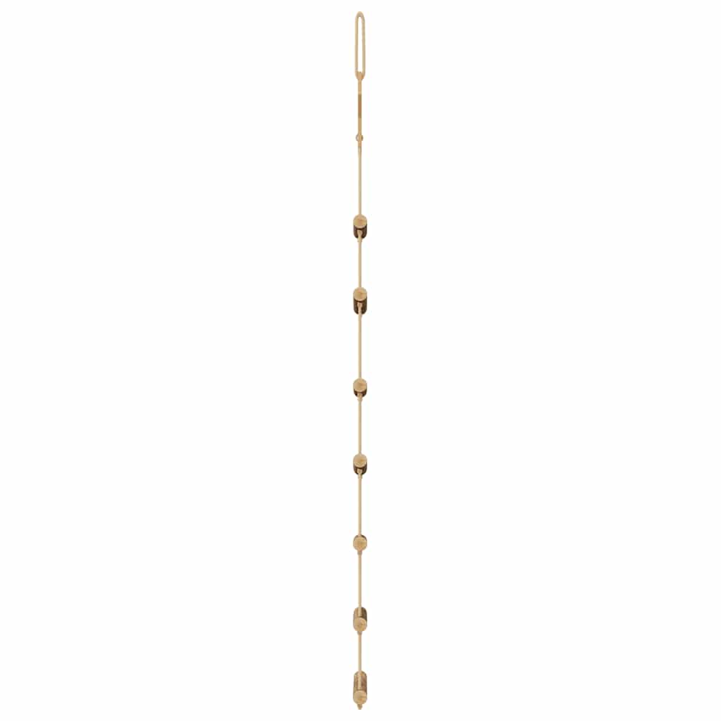 Hängande julgranar med toppstjärnor 2 st 42x90 cm naturlig gren