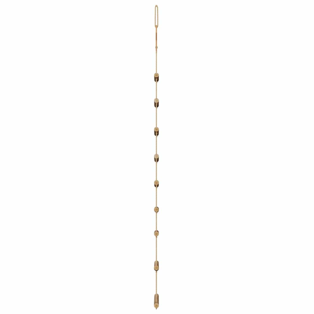 Hängande julgranar med toppstjärnor 2 st 55x120 cm naturlig gren