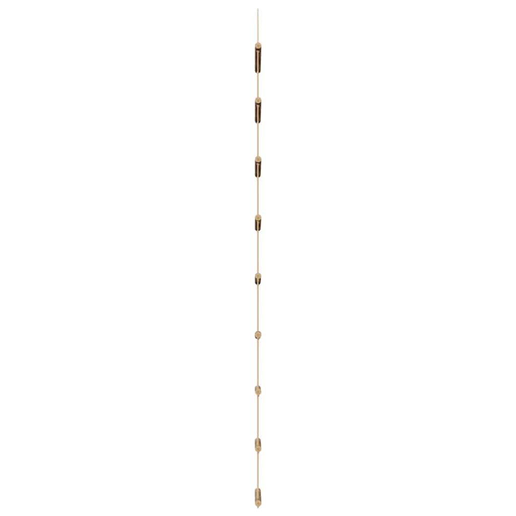 Väggdekoration stegformad 50x150 cm naturlig gren