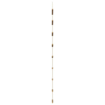 Väggdekoration stegformad 50x150 cm naturlig gren