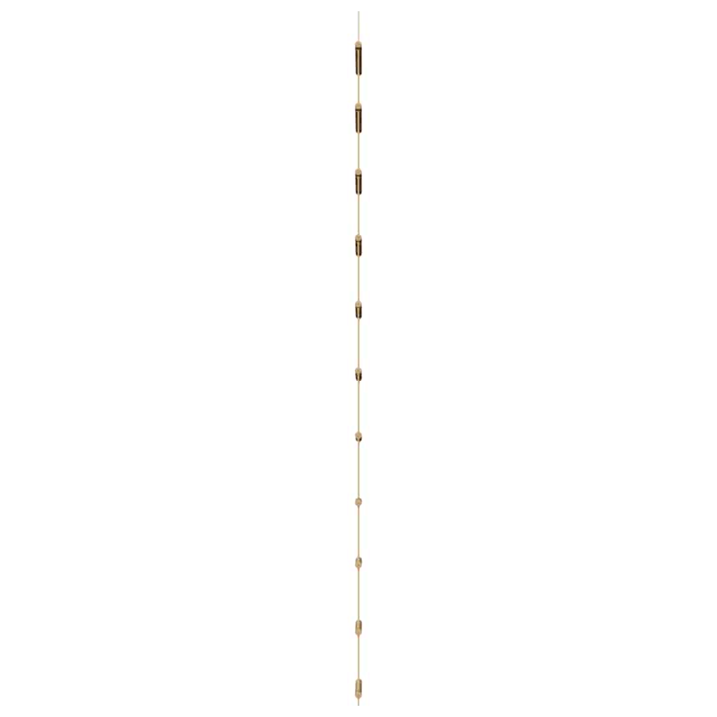 Väggdekoration stegformad 50x200 cm naturlig gren