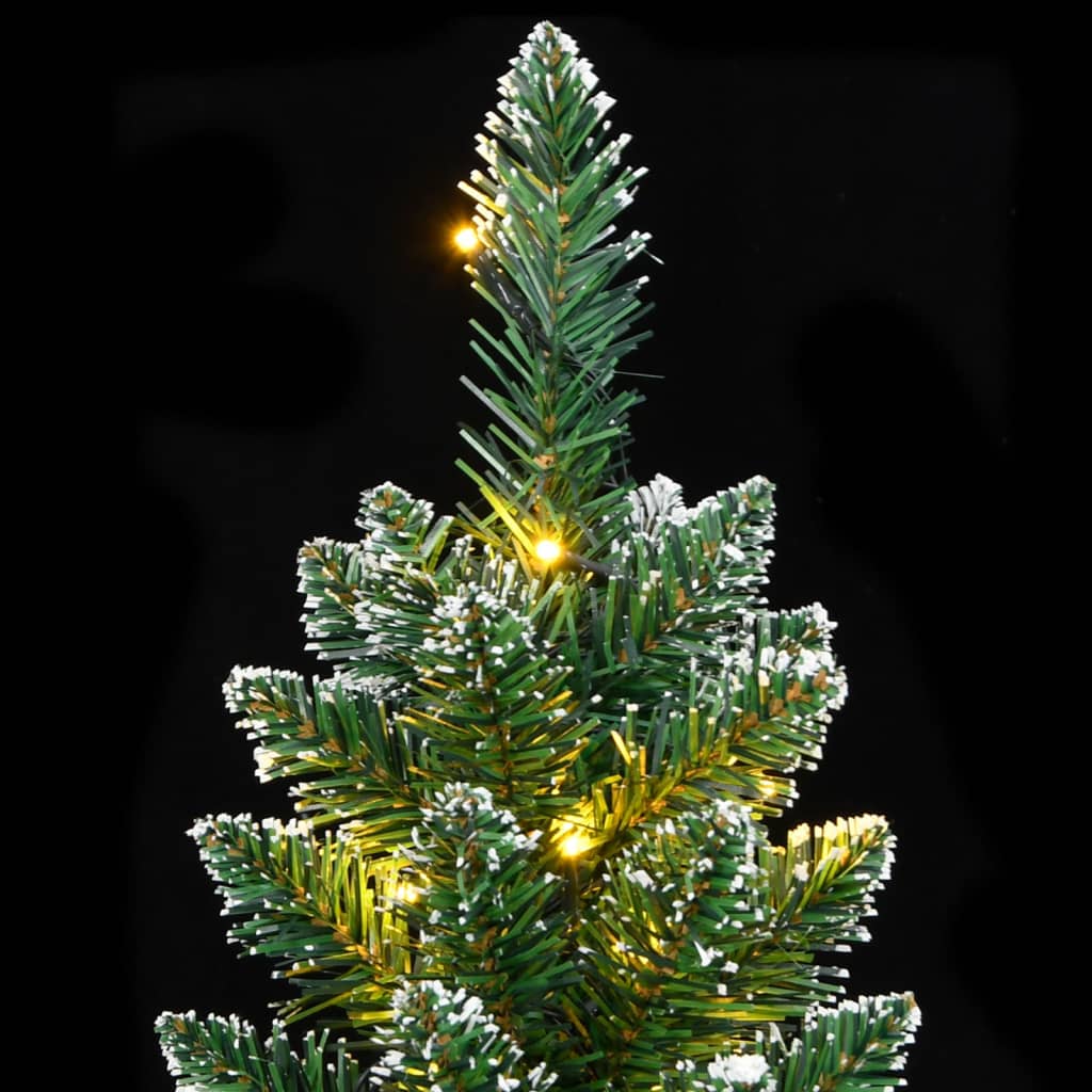 Plastgran smal 150 LEDs 120 cm