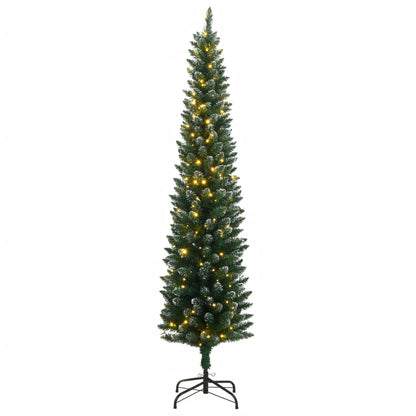 Plastgran smal 150 LEDs 150 cm