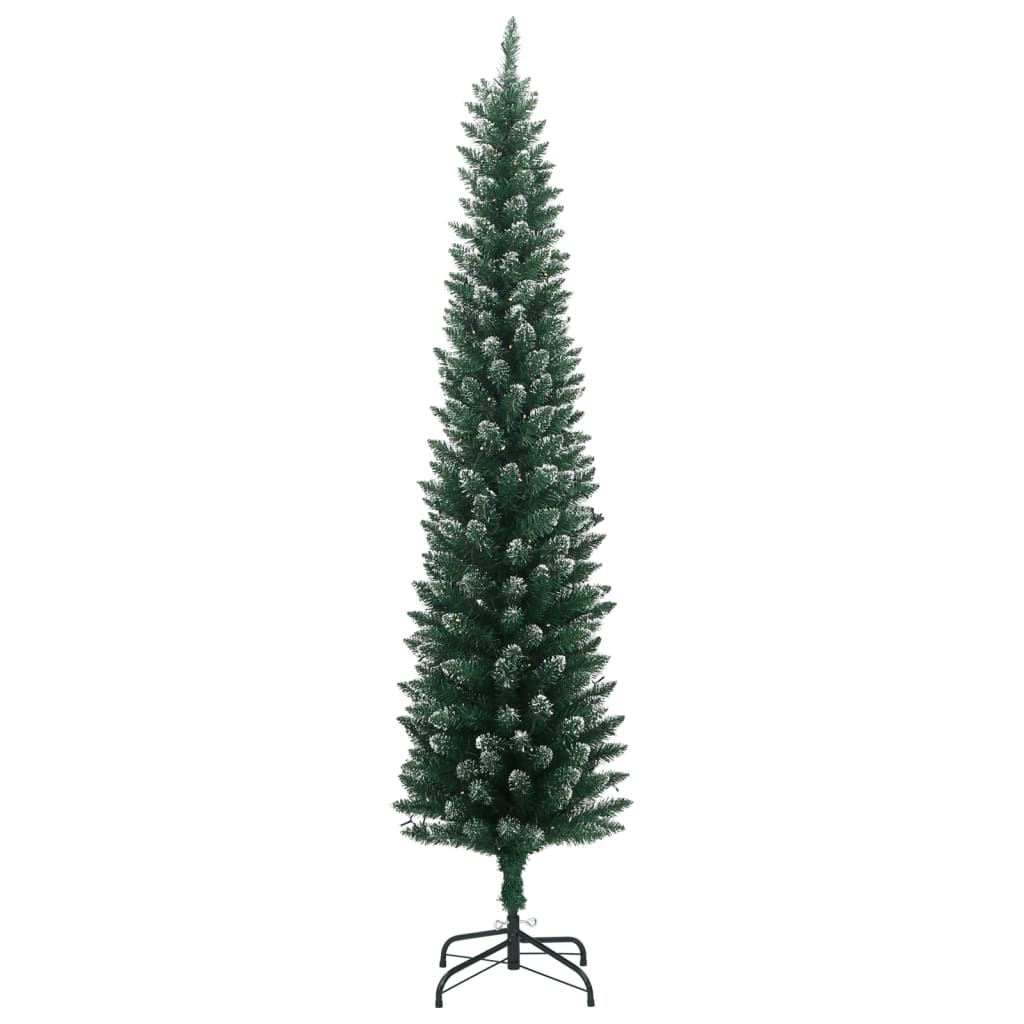 Plastgran smal 150 LEDs 150 cm