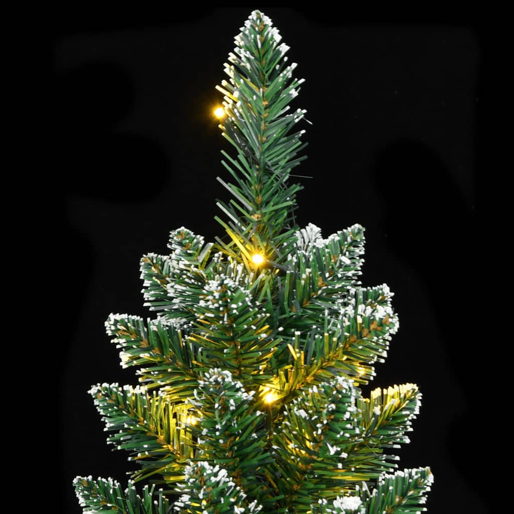 Plastgran smal 150 LEDs 150 cm