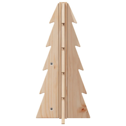 Julgran i trä 49 cm massiv furu