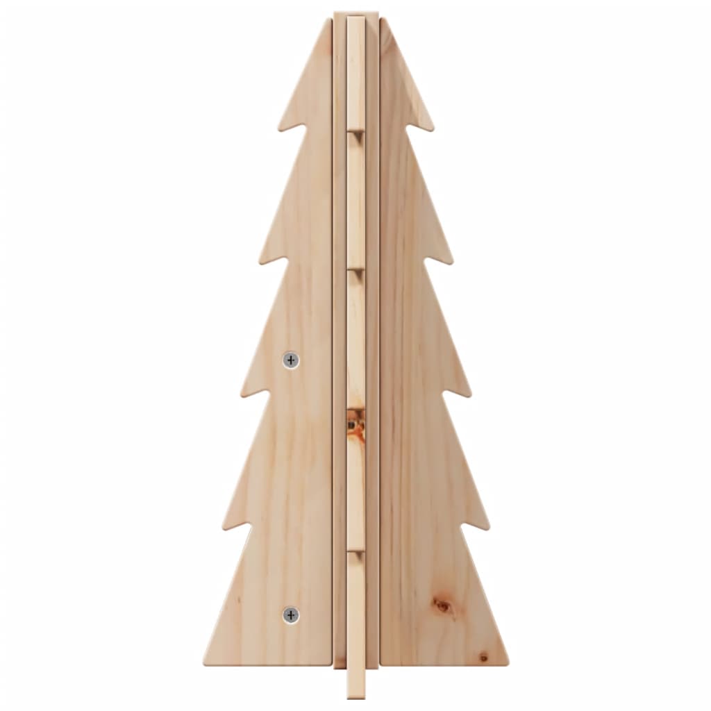 Julgran i trä 49 cm massiv furu