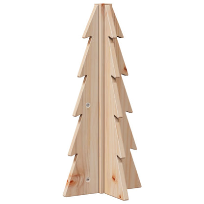 Julgran i trä 49 cm massiv furu