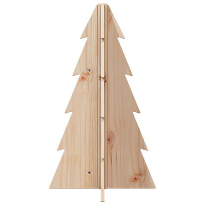 Julgran trä 69,5 cm massiv furu