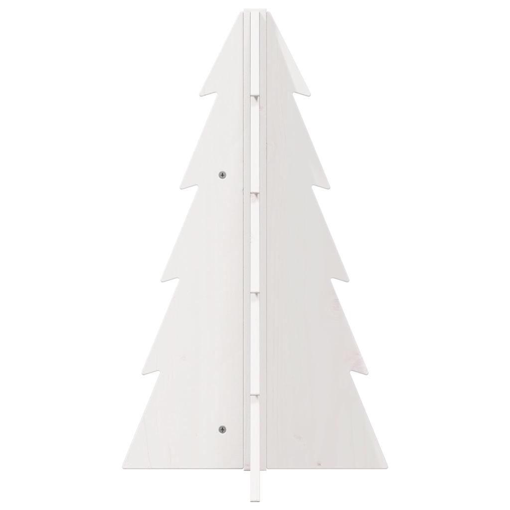 Julgran trä vit 69,5 cm massiv furu