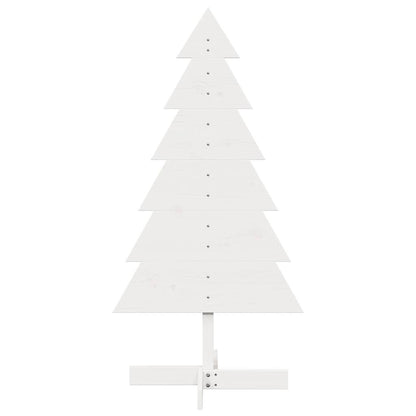 Julgran trä vit 120 cm massiv furu