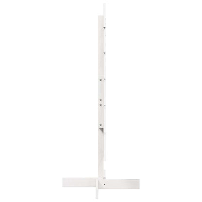 Julgran trä vit 120 cm massiv furu