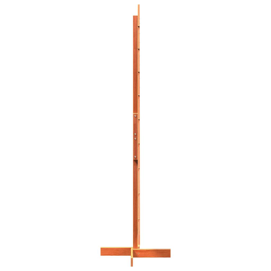 Julgran trä vaxbrun 180 cm massiv furu