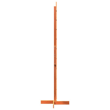 Julgran trä vaxbrun 180 cm massiv furu