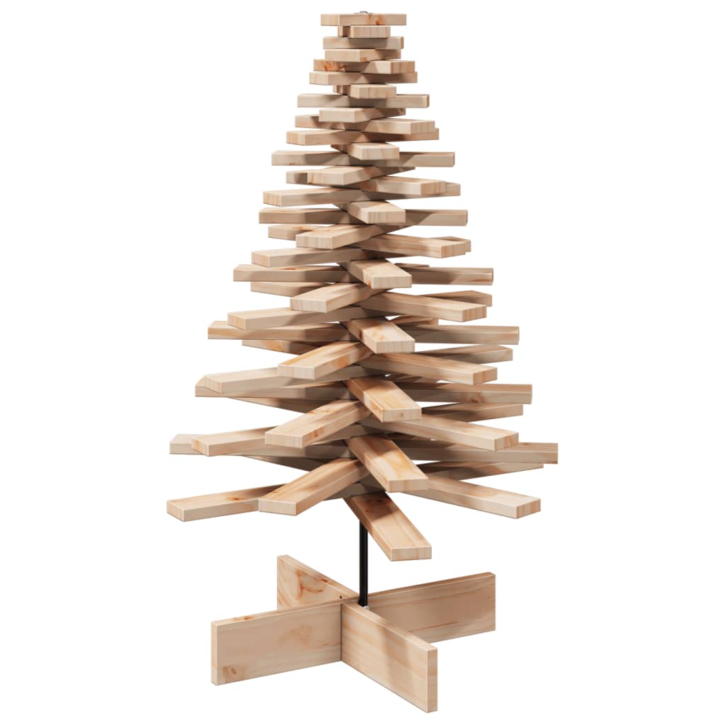 Julgran trä 100 cm massiv furu