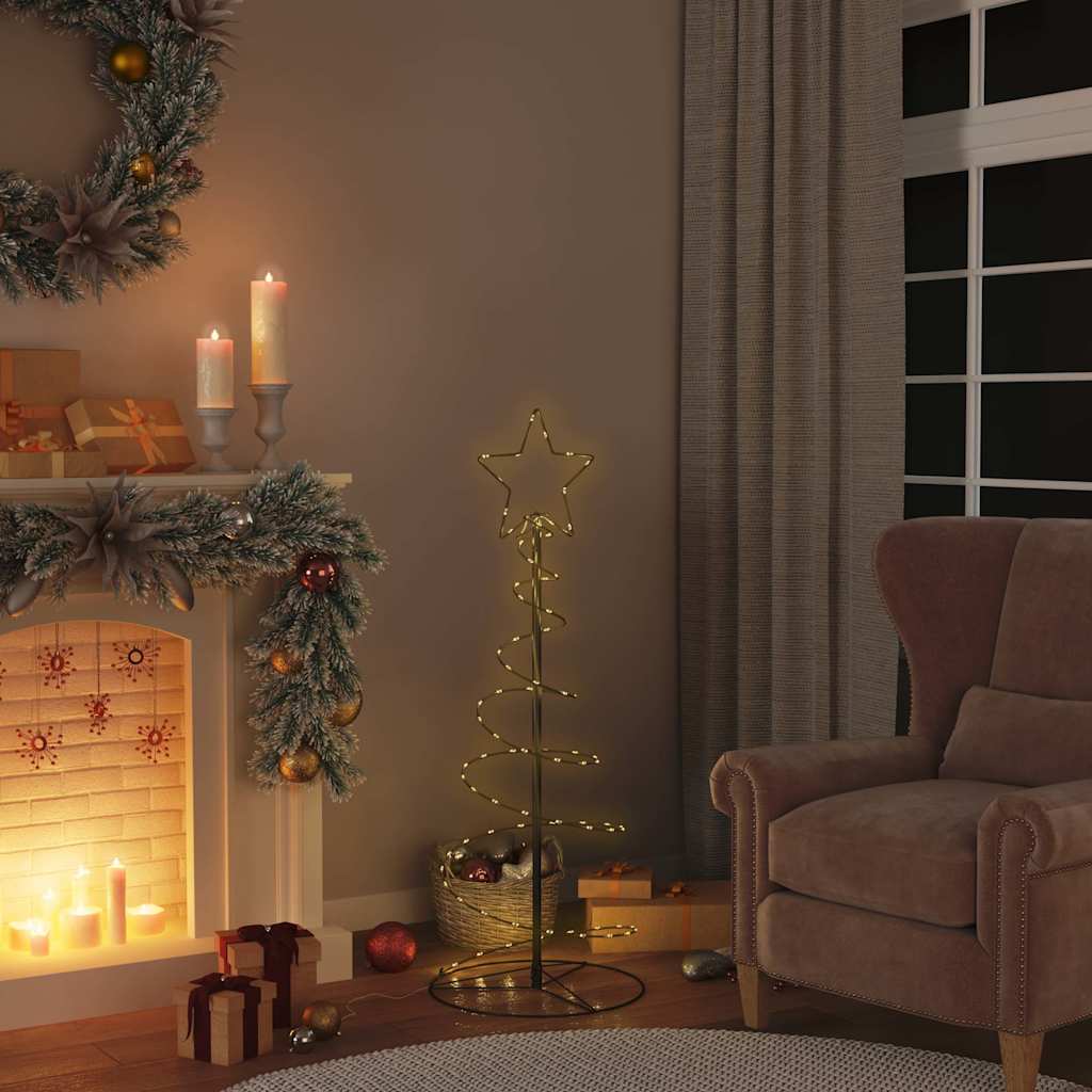 LED julgran 80 LEDs varmvit 120 cm