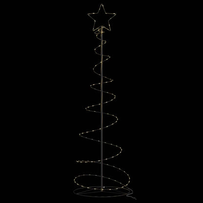 LED julgran 120 LEDs varmvit 180 cm