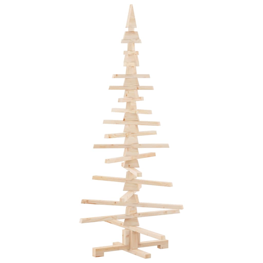 Julgran i trä för dekoration 150 cm massivt trä furu
