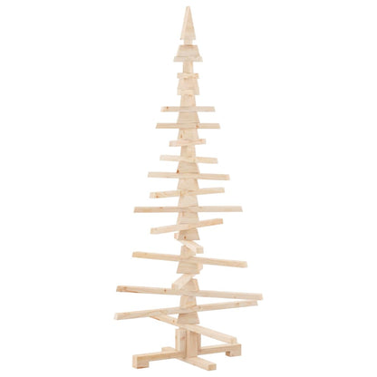 Julgran i trä för dekoration 150 cm massivt trä furu