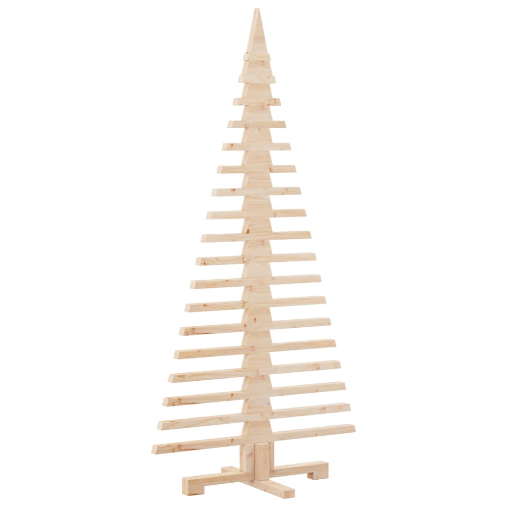 Julgran i trä för dekoration 150 cm massivt trä furu
