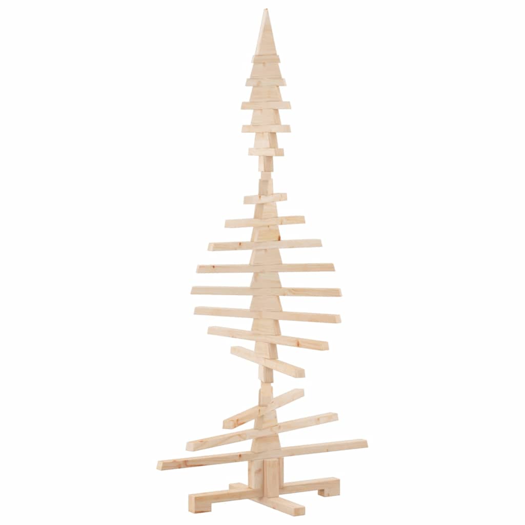 Julgran i trä för dekoration 150 cm massivt trä furu