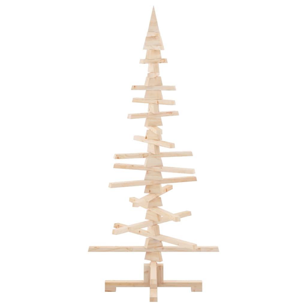 Julgran i trä för dekoration 150 cm massivt trä furu
