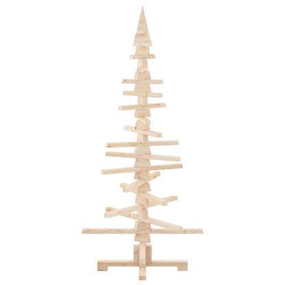 Julgran i trä för dekoration 150 cm massivt trä furu