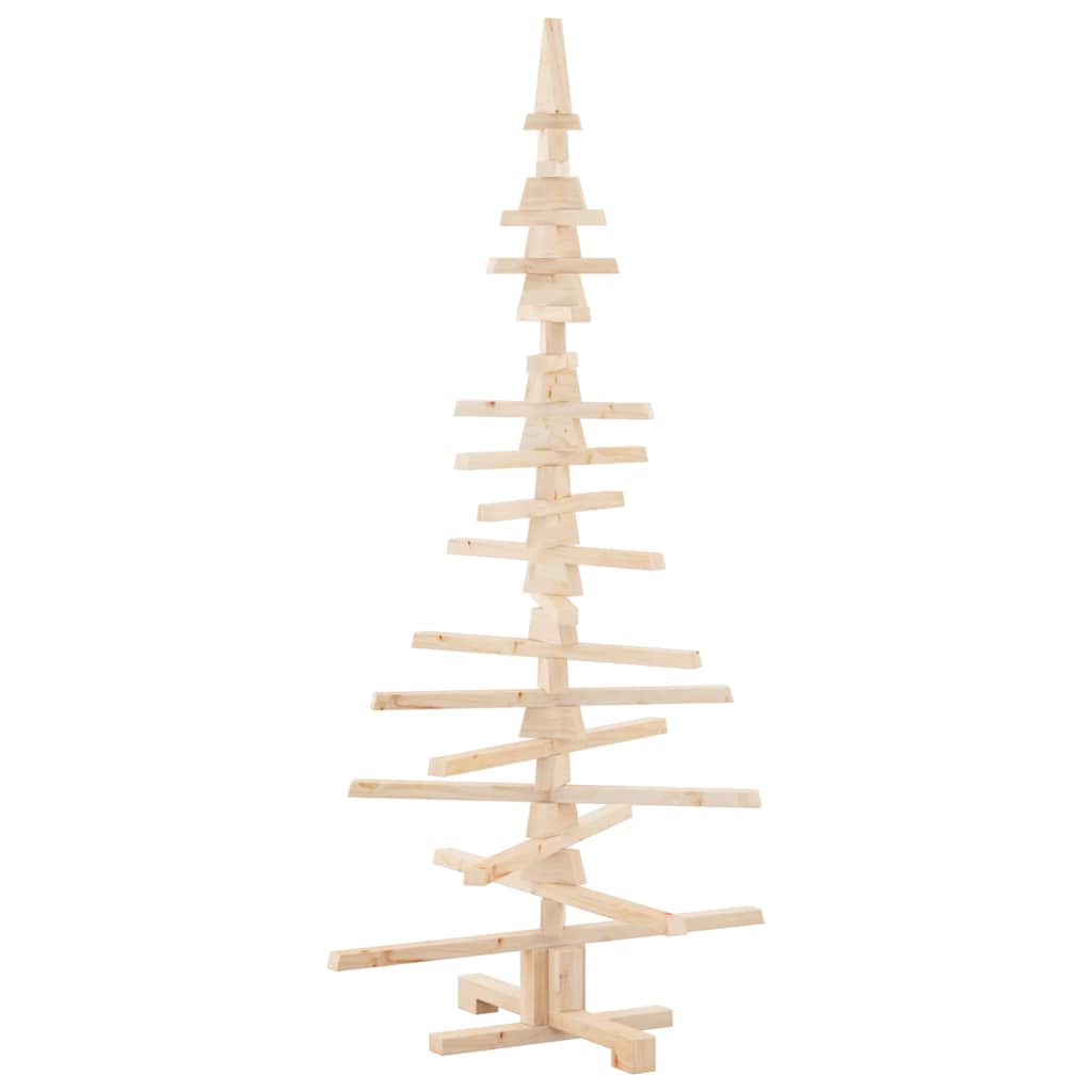 Julgran i trä för dekoration 150 cm massivt trä furu
