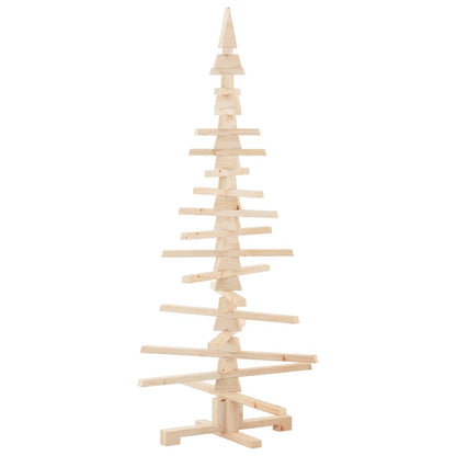 Julgran i trä för dekoration 150 cm massivt trä furu