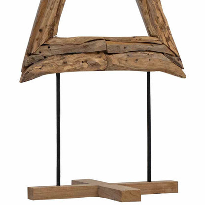 Julgran Brun 90 cm Massivt teakträ