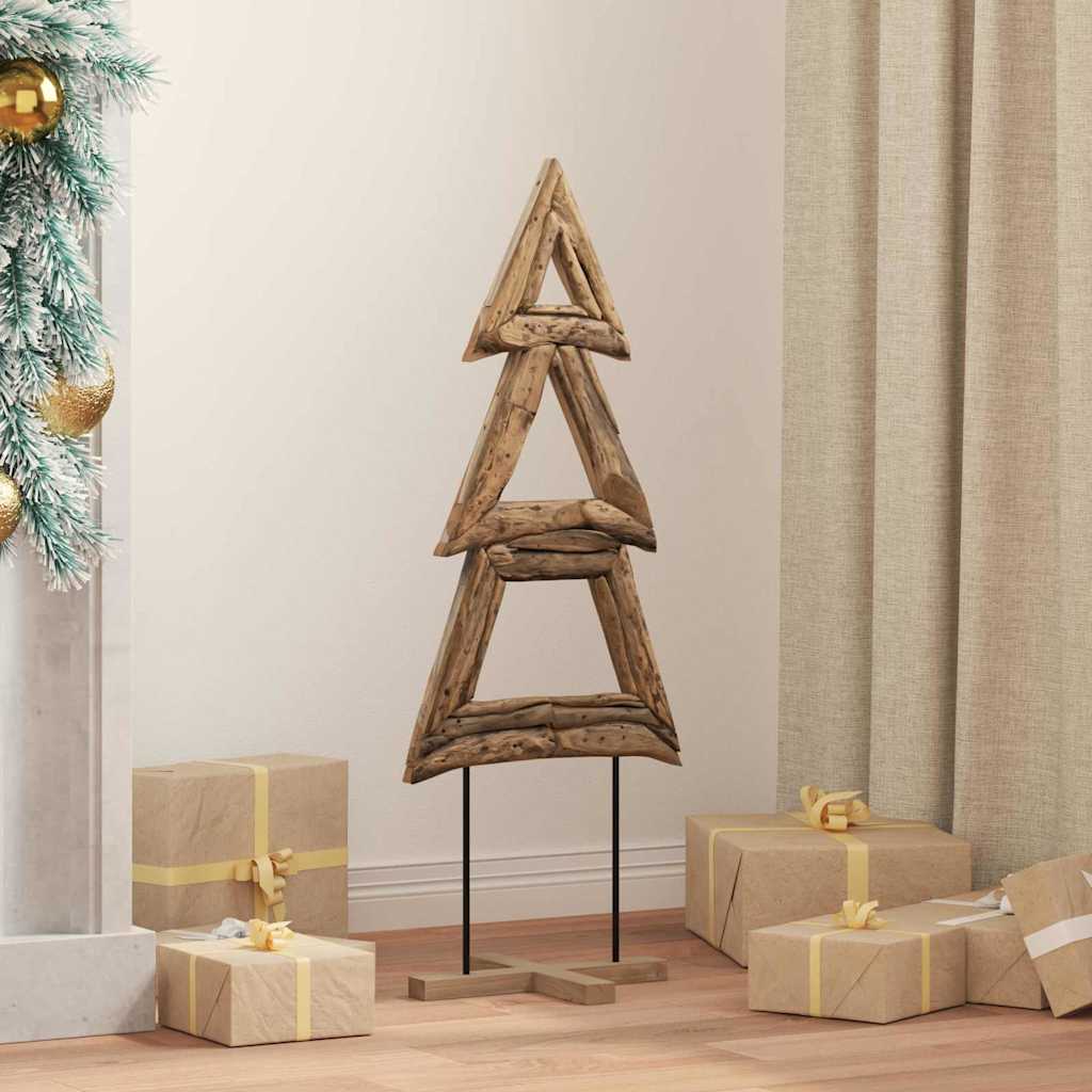 Julgran Brun 90 cm Massivt teakträ