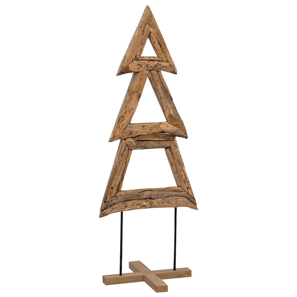 Julgran Brun 90 cm Massivt teakträ