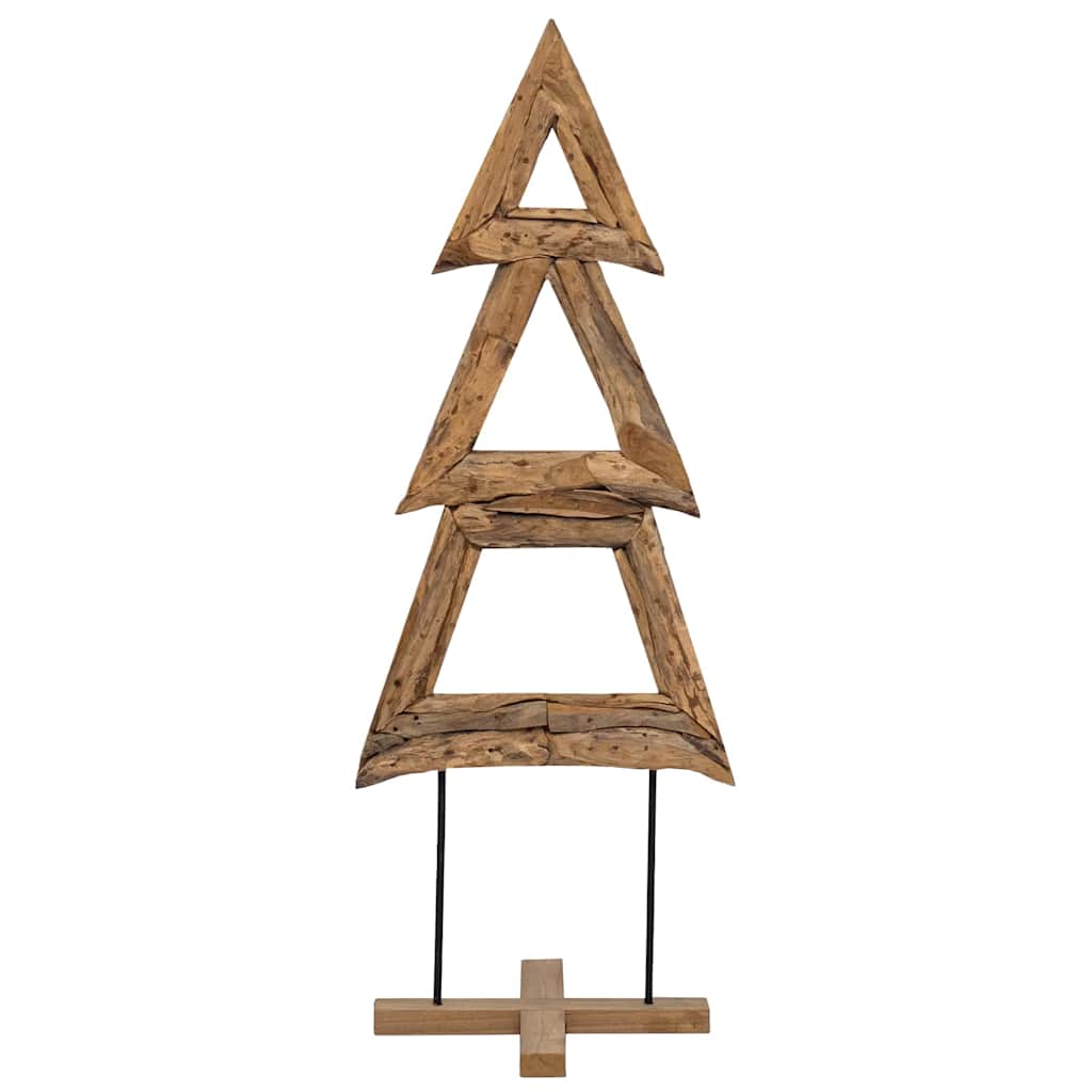 Julgran Brun 90 cm Massivt teakträ