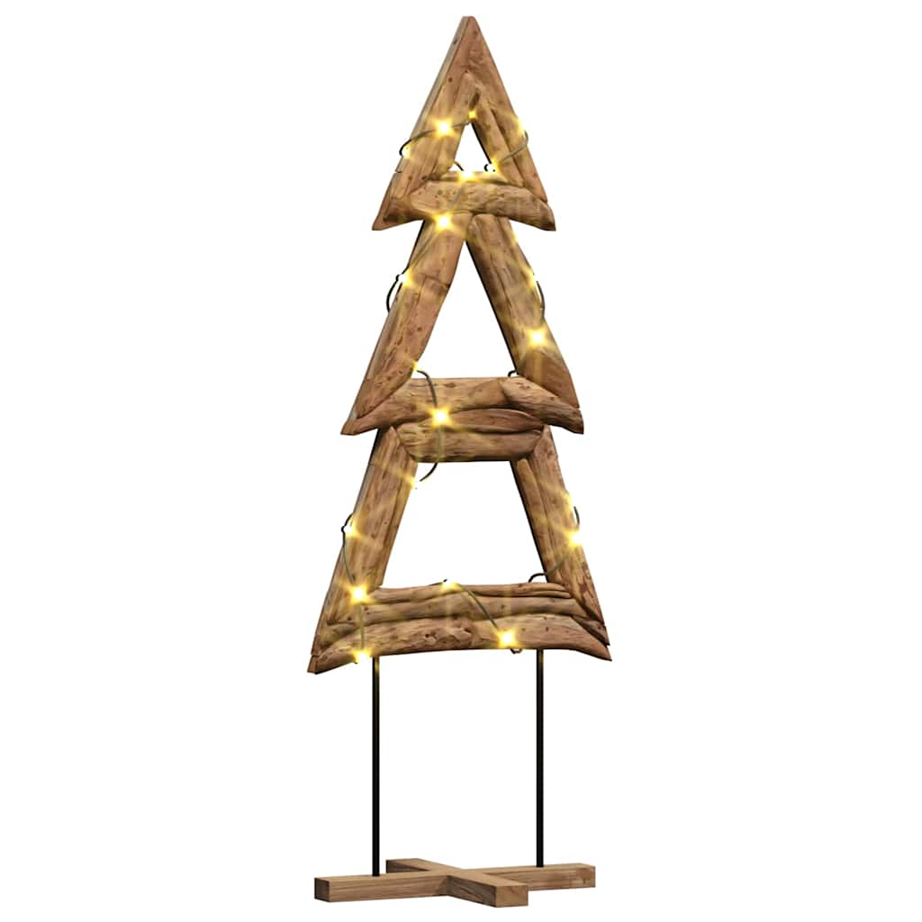 Julgran Brun 90 cm Massivt teakträ