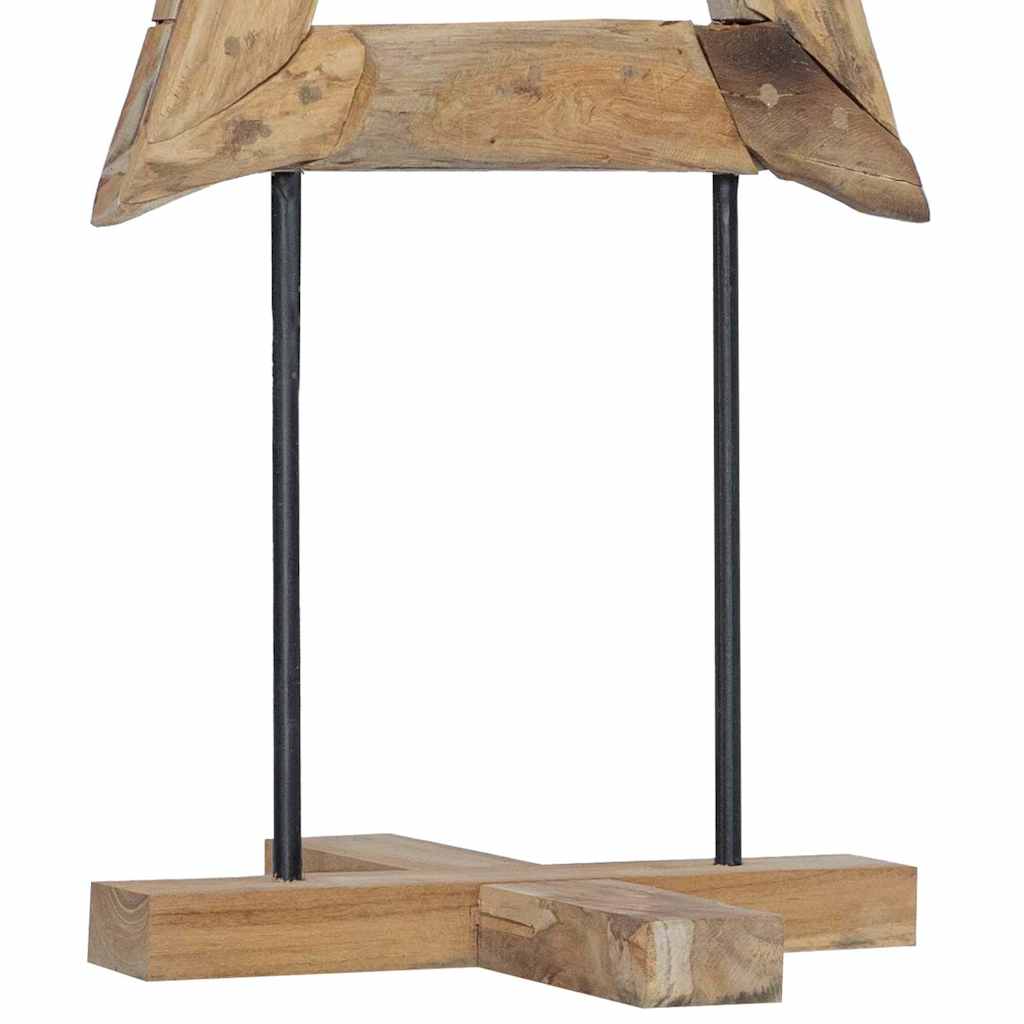 Julgran Brun 120 cm Massivt teakträ