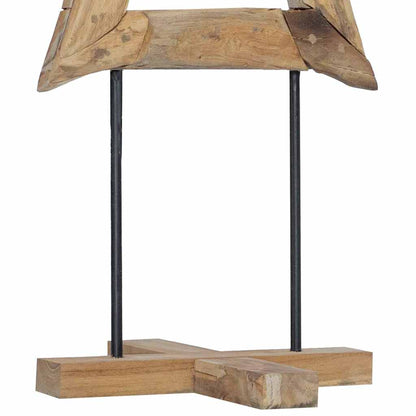 Julgran Brun 120 cm Massivt teakträ