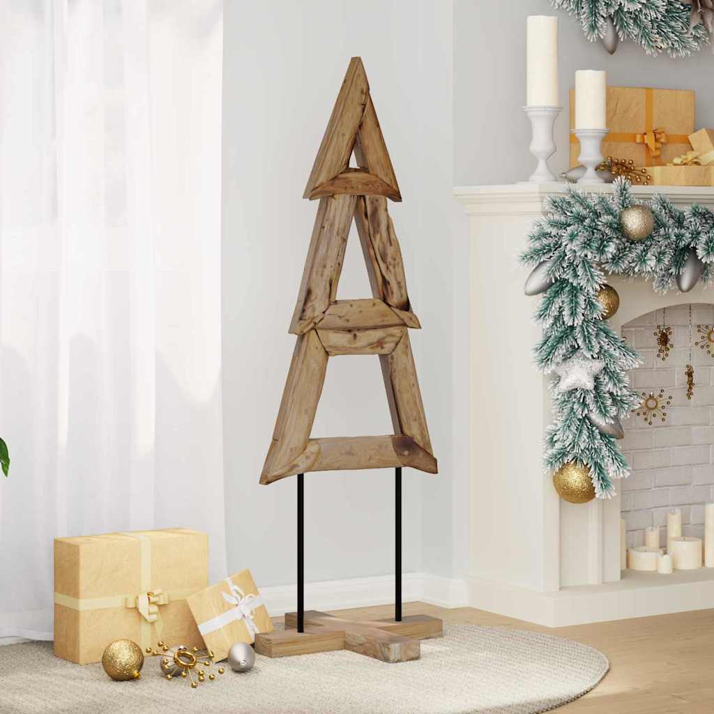 Julgran Brun 120 cm Massivt teakträ