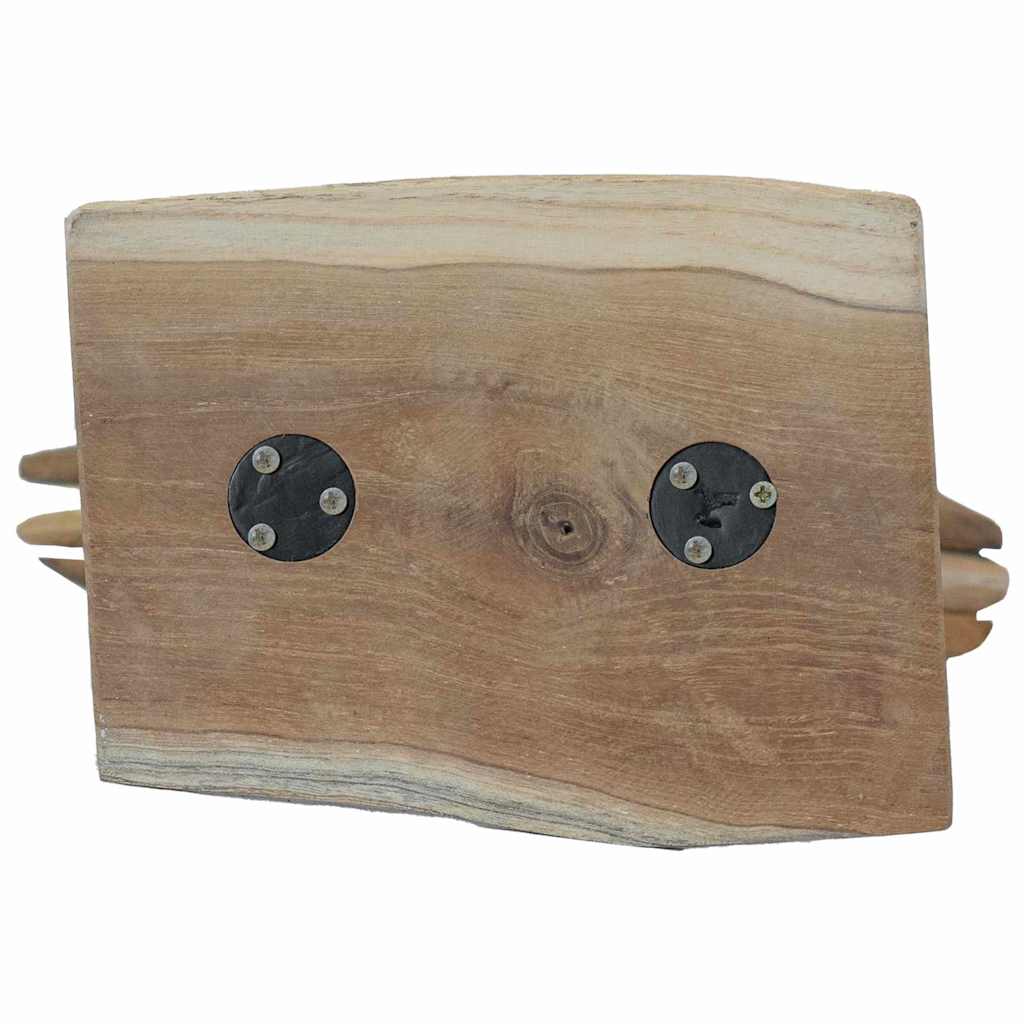 Julstjärna LED-lampor Brun 31 x 15 x 46 cm Massivt teakträ