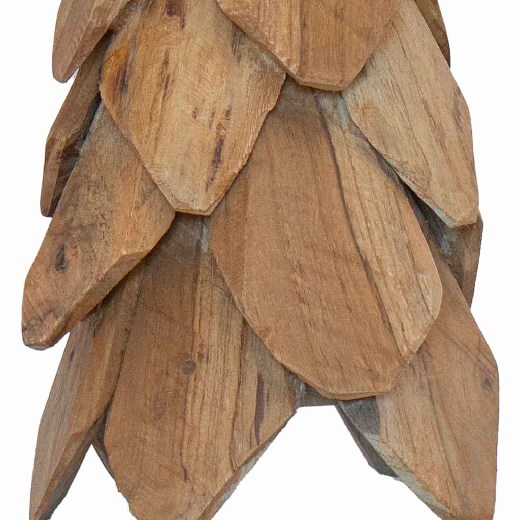Julgran med stativ Brun 51 cm Massivt teakträ