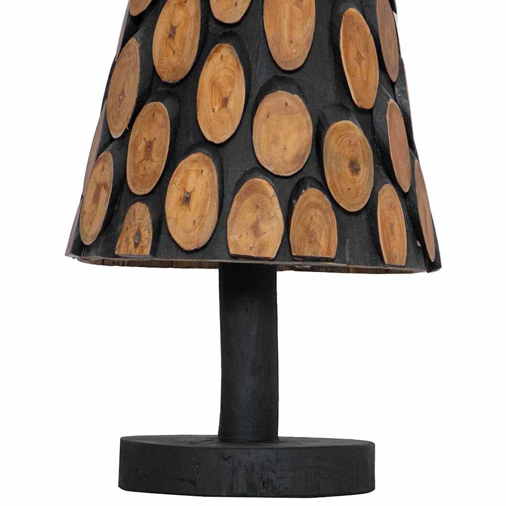 Julgran med stativ Brun 90 cm Massivt teakträ
