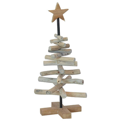 Julgran Brun 60 cm Massivt teakträ