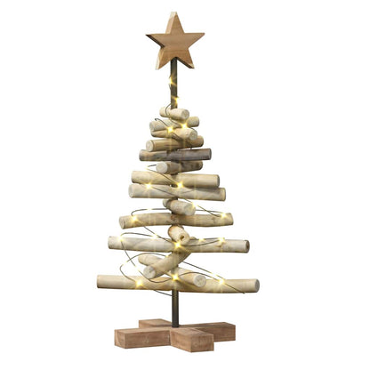 Julgran Brun 60 cm Massivt teakträ